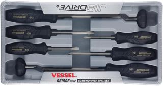 VESSEL ARMOR GRIP Schraubendreher-Set (JISDRIVE) Nr. 550A8PTU (vorherig) 8-teilig