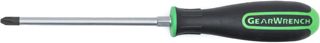 GearWrench 82698 # 7,6 x 15,2 cm Schraubendreher Phillips grün Dual Material mit Hex Nackenrolle, schwarz