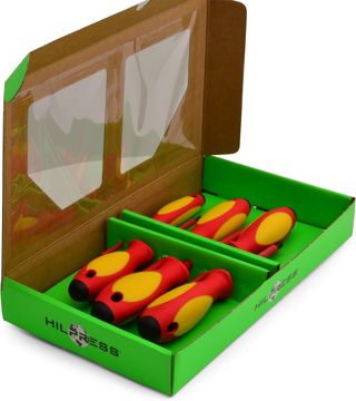 Schraubendreher-Set Schlitzschrauben Kreuzschlitzschrauben Schraubendreher VDE 6-teilig made in Germany Professional qualität