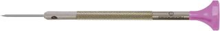 BERGEON Schraubendreher, 1,60 mm, hergestellt in der Schweiz, Edelstahl, Flachkopf, 5 cm (Höhe) x 12 cm (Länge) x 6 cm (Breite), 0,05 g, Uhren-Reparatur, Elektronikarbeit, allgemeine