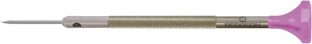 BERGEON Schraubendreher, 1,60 mm, hergestellt in der Schweiz, Edelstahl, Flachkopf, 5 cm (Höhe) x 12 cm (Länge) x 6 cm (Breite), 0,05 g, Uhren-Reparatur, Elektronikarbeit, allgemeine