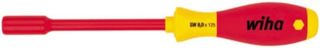 Wiha VDE Steckschlüssel-Schraubendreher Schlüsselweite (Metrisch): 6mm Klingenlänge: 125mm