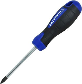 Faithfull - Pozidriv Soft-Grip-Schraubendreher 2pz x 100mm - FAISDPZ2