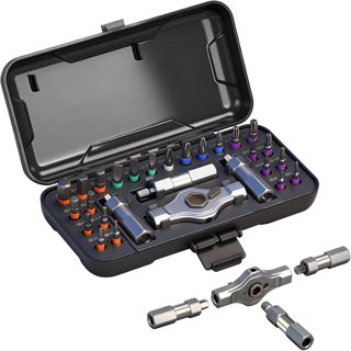 24-in-1 Ratschenschraubendreher Set – Magnetic Screwdriver Set mit S2-Bits, Abnehmbarer T-Ratschengriff, Feinmechaniker Werkzeug Satz für Möbel, Fahrrad, PC-Reparatur, Kompakt & Tragbar