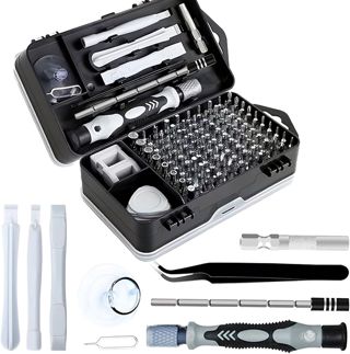 Colexy 115-in-1Elektrischer Schraubendreher, Cordless Screwdriver Set, Feinmechaniker Werkzeug Set, Pc-Bau-Werkzeugset, Schraubenzieher Y Form – Magnetischer
