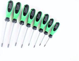 SALTUS Torx Schraubendreher Set 8-teilig Innentorx Schraubenzieher Profi Satz