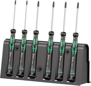 Wera Elektroniker TORX® BO-Schraubendrehersatz 2067/6 + Rack, 6-teilig, 05118154001