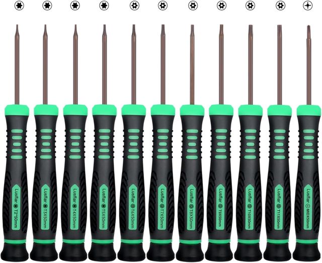 11-teiliges Torx-Schraubendreher-Set Mit Magnetischer Spitze professionelle Reparaturwerkzeuge SternSchraubendreher Geeignet für die Reparatur von Xbox iPhone PS3/4/5 MacBook Uhren anderen Geräten