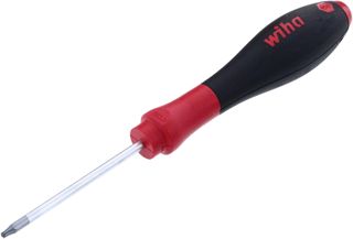 Wiha Schraubendreher SoftFinish® TORX® Tamper Resistant (mit Bohrung) mit Rundklinge (01302) T20H x 100 mm