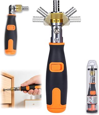 10-in-1 Ratschen-Schraubendreher mit Drehmomentkontrolle & Magnet