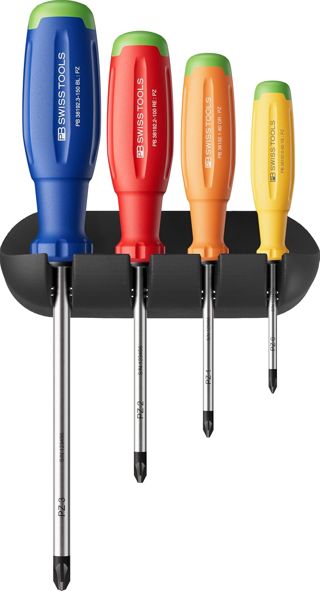 PB Swiss Tools SwissGrip Evo Pozidriv Schraubenzieher Set, 38243.H RB CBB