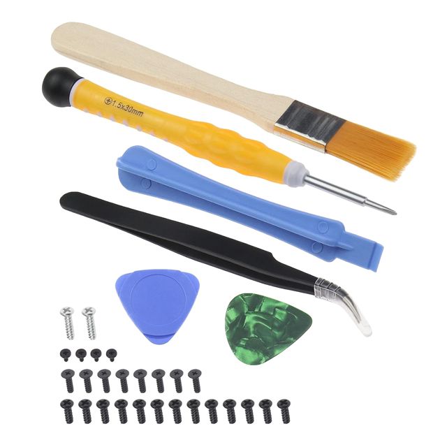 eMagTech Reparatur-Set, Demontage, kompatibel mit Playstation 5, PS5, Controller, Schraubendreher, PH00, Schrauben, Pinzette, Hebel, Reinigungsbürste