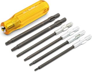 Weller Xcelite 99XTD7N 7‑teiliges Torx®‑Schraubendreher‑Klingenset – Serie 99®, inkl. Griff & Koffer