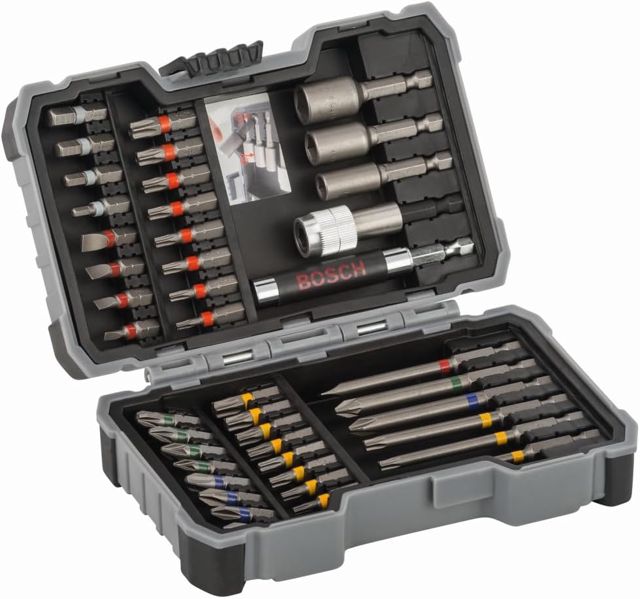 Bosch 42tlg. Schraubendreher Set Präzisions- und Standardbits (für Präzisionsschrauben, Zubehör Schrauberbits und Steckschlüssel) - Amazon Edition