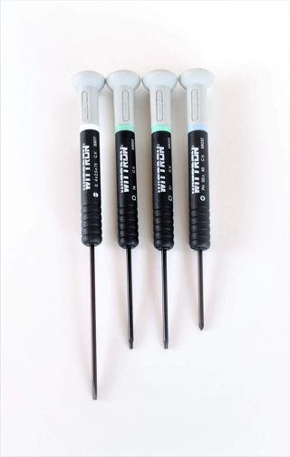 WITTRON Schraubendreher Set 4 tlg. Kreuz Schlitz Torx Feinmechaniker Satz Profi