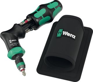 Wera 05051535001 Kraftform Kompakt Pistol RA-R 1, 7-teilig