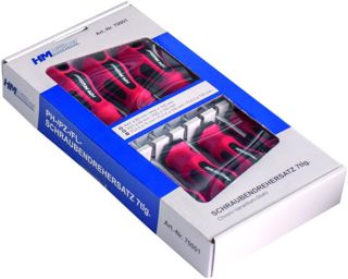 7-teiliges Schraubendreher-Set PH/PZ/FL magnetisch von Unser Marke - Schraubendreherset - Werkzeuge - Schraubendreher-Set - Phillips, Pozidriv, Flach