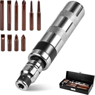 12 Teiliges Handschlagschrauber 1/2 zoll,Schlagschraubendreher Set