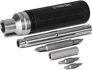 TROTEC 1 x 9-in-1 Ratschenschraubendreher, Schwarz, normal