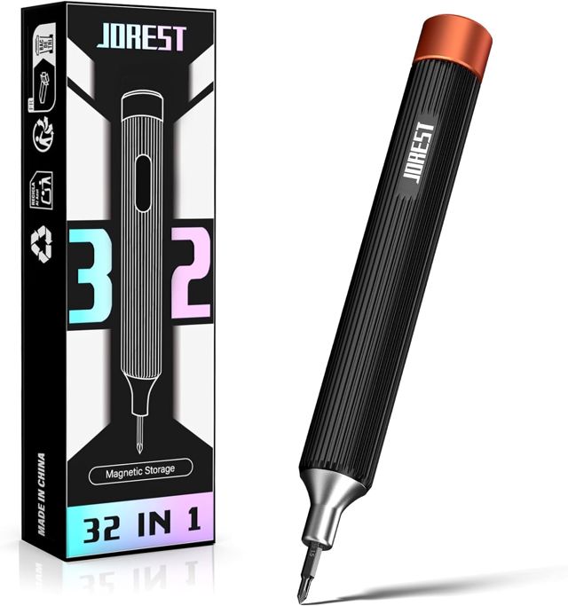JOREST 32 in 1 Feinmechaniker Schraubendreher Set, Mini Werkzeug mit Torx T5 T6 T8 T9 T10 P5, usw, Tragbares Reparatur Kit für Macbook, Laptop, PS4, PS5, Switch,Xbox, iphone, Brille, Uhren