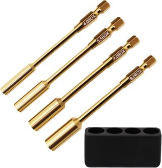 4 Stück 1,5mm 2,0mm 2,5mm 3,0mm Sechskant Schraubendreherkopf für 1/4 Zoll Antriebsbohrer Schraubendreher Bit Elektroschrauber/Bohrmaschine RC Reparaturarbeiten