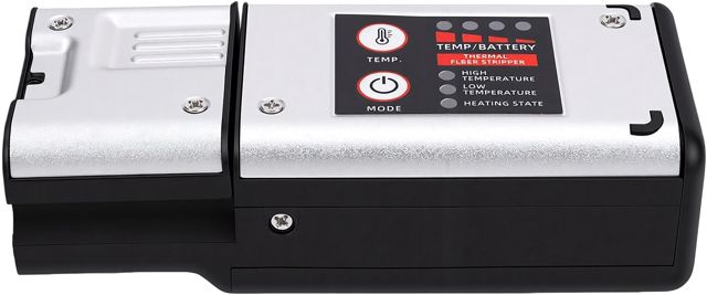 Yanmis Glasfaser-Thermo-Abisolierzange, Automatisch Beheizte Abisolierzange für 1–48 Kerne, Blanke Bündel-Bandfasern, 8 Temperatureinstellungen, Wiederaufladbares Faser-Abisolierwerkzeug mit Reinigung