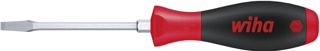 Wiha Schraubendreher SoftFinish® Schlitz mit Sechskantklinge und Sechskantansatz (00731) 3,5 mm x 75 mm ergonomischer Griff für kraftvolles Drehen, Allrounder für Industrie und Handwerk