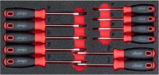 VIGOR Schraubendreher-Satz, V4991, T Profil, 11-teilig, T6 – T40