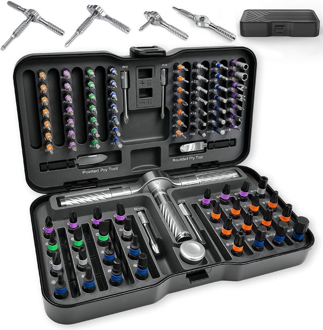 ViviDreamore 100 in 1 Präzisions-Schraubendreher-Set Magnetisch Bits
