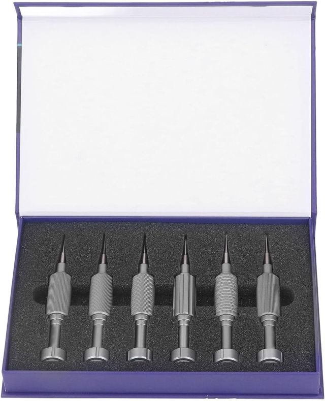6-teiliges Präzisions-Schraubendreher-Set, Telefon-Schraubendreher-Set, Magnetisches Schraubendreher-Set für die Reparatur von Brillen, Telefon, Uhren