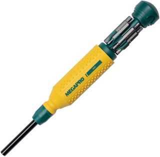 MEGAPRO Hex 15-in-1 Schraubendreher-Set | Schraubendreher für die Möbelmontage | Multi-Bit-Schraubendreher mit ¼" Sechskantschaft | Alternative Inbusschlüssel | Kompaktes Bitset | Internationales