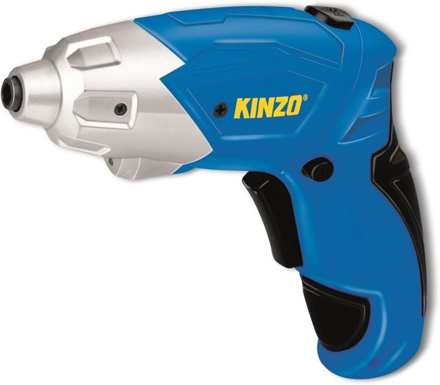 Kinzo Akkuschrauber - Elektrischer Schraubendreher - mit Bitset - 54 Bits - einschließlich Schlitz, Torx, Kreuzschlitz, Pozidriv und Innensechskant