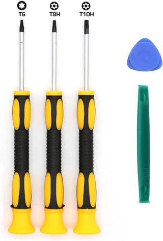 T6 T8H T10H Sicherheits-Torx-Schraubendreher-Set für Xbox One 360 Controller, PS3, PS4, Reparaturwerkzeug-Set mit sicherem Hebelspudger