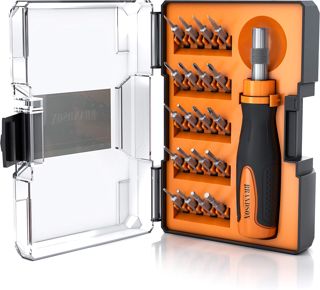 Brandson Präzisions Schraubendreher Set 21 teilig, Mini Bits, TX