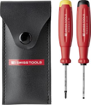 PB Swiss Tools Mini PH Kreuzschlitz Schlitz Schraubenzieher Set, 38535.