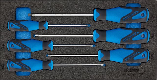 GEDORE 1500 CT1-2163 TXB Schraubendreher in Check-Tool-Einlage, 1 Stück