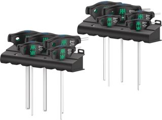 Wera 05023451001 454/10 HF Set Imperial 1, Quergriff-Schraubendrehersatz, zöllig, 10-teilig