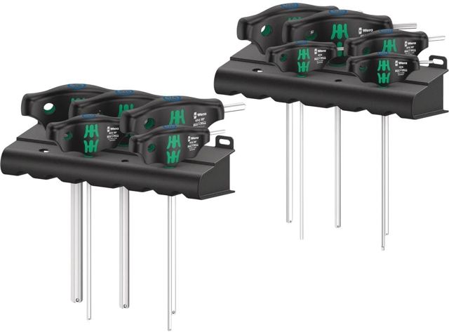 Wera 05023451001 454/10 HF Set Imperial 1, Quergriff-Schraubendrehersatz, zöllig, 10-teilig