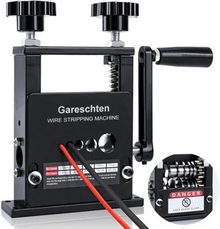 Kabelabisoliermaschine, Kabel Abisolierer mit 6 Kanälen & 5 SK5 Klingen