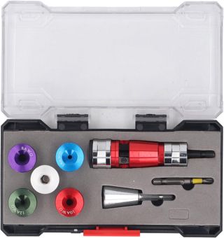 Luocute Abisolierzange und für Bohrer, AWG, Abisolierwerkzeug, 6, 8, 10, 12, 14 AWG, solide harte Drähte, Abisolierzange, Elektriker-Set, elektrisches Verbindungswerkzeug, Aluminiumlegierung