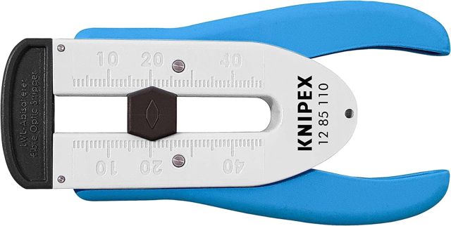 KNIPEX Abisolierwerkzeug für Glasfaserkabel, 12 85 110 SB