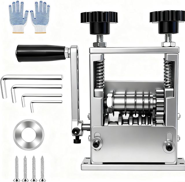 Kabelabisolierer, Kabelschälmaschine für 3-17 mm Kabel, Manuelle Kabelabisoliermaschine mit 6 Kanälen und 5 Klingen, Kabelschäler für Kupferdraht Recycling, Schneiden von Abisolierschrott