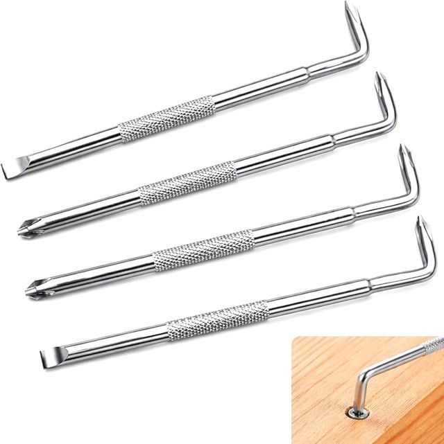 4 Stück Winkel Schraubendreher Set Magnetisch 90 Grad
