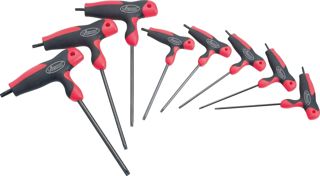 Vigor V1410 T-Griff Schraubendreher-Satz, Torx, 8-teilig, inklusiv Halter
