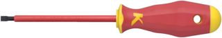 Klauke KL1007525IS Single Standard-Schraubendreher Manuelle Schraubendreher Set – Manuelle Schraubendreher Set & (7,5 cm, 22 g, Rot/Gelb)