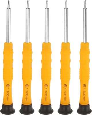QUARKZMAN 5 Stück Schraubendreher PH2 0 87mm Länge Mini Schraubenzieher Set