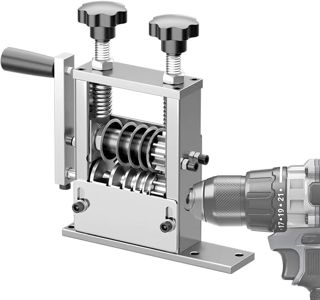 Manuelle Kabelabisoliermaschine,Kabelschälmaschine mit 6 Kanälen und 5 Klingen,Kabelabisoliermaschine mit Abnehmbarem Griff,Abisolierzange zum Recycling von KabelabfäLlen,Abisolierdurchmesser 1-17 mm