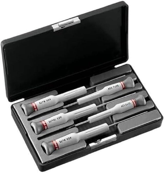 FACOM Schraubendreher Micro-Tech, sortiert, Torx T56-T20, 8-teilig, im Kasten, 1 Stück, AEX.J2