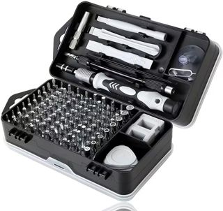 Moyata 115-in-1 Präzisionsschraubendreher Set Magnetisch, 98 Bits aus S2 Stahl, Feinmechaniker Werkzeug für Handy, Laptop, Tablet, Brille, Kamera, Schraubenzieher Set mit Aufbewahrungsbox