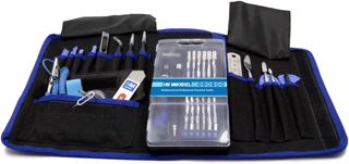 MMOBIEL Magnetisch Schraubendreher Reparatur Werkzeug 80 in 1 mit 56 Bits Flexibler Schaft für technische Geräte in Tasche